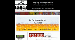 Desktop Screenshot of bigtopbev.com